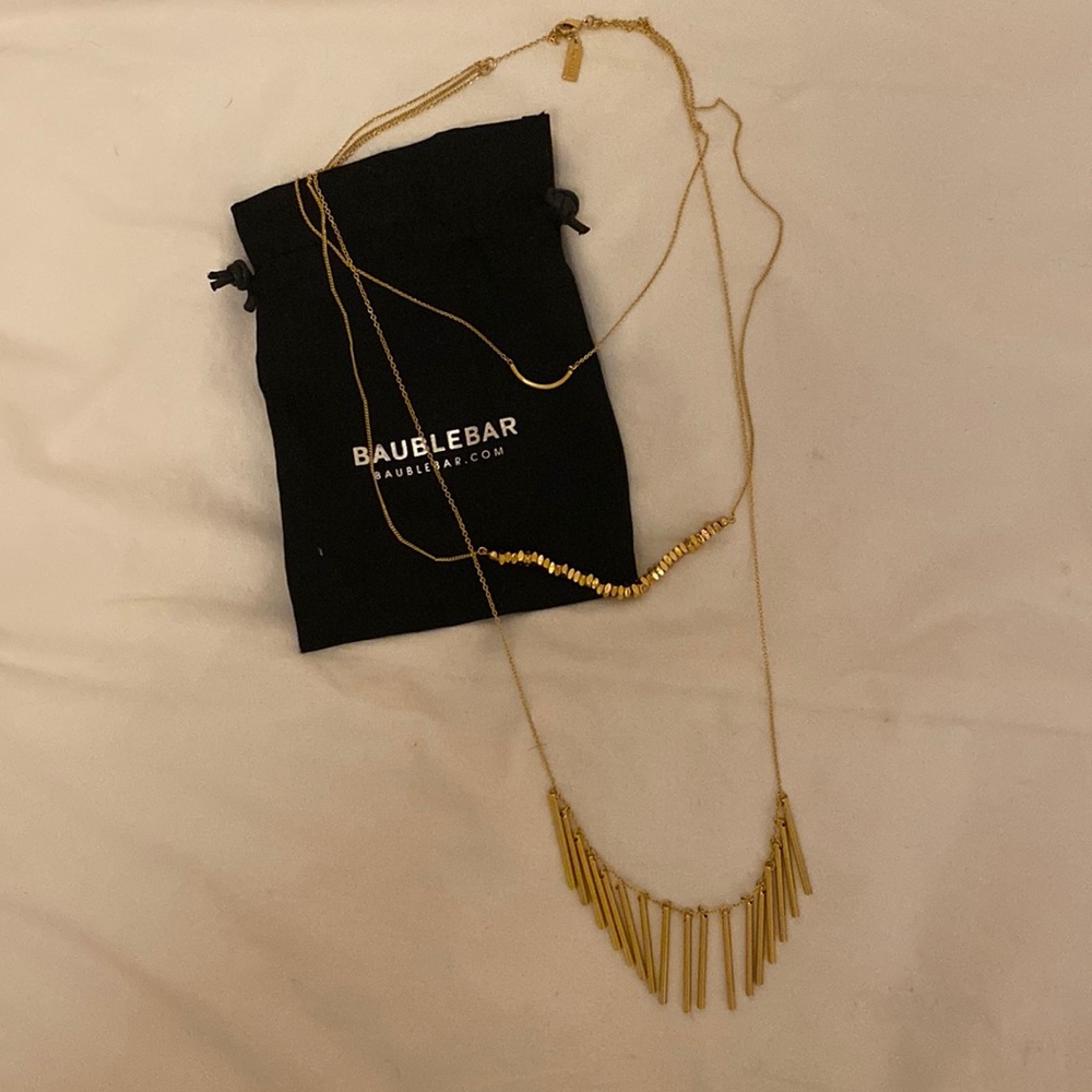 Baublebar 3 Tiered Necklace with Original Packaging